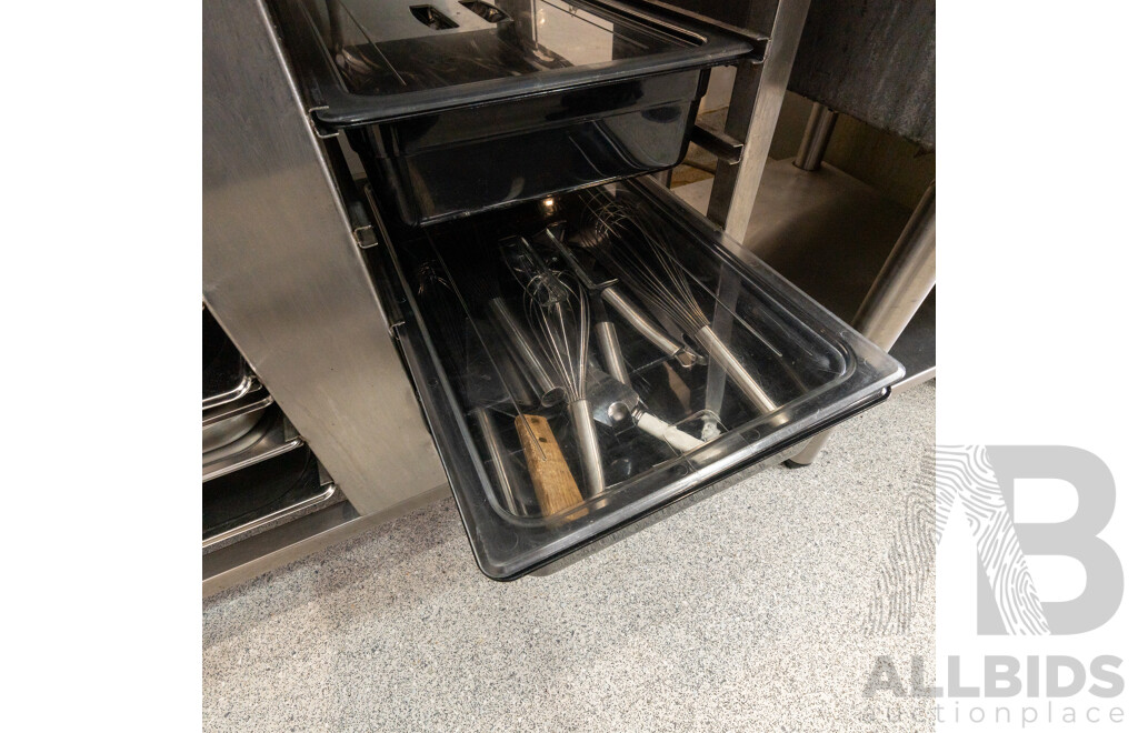 Rational Electric Combi Oven with Stand and Utensils