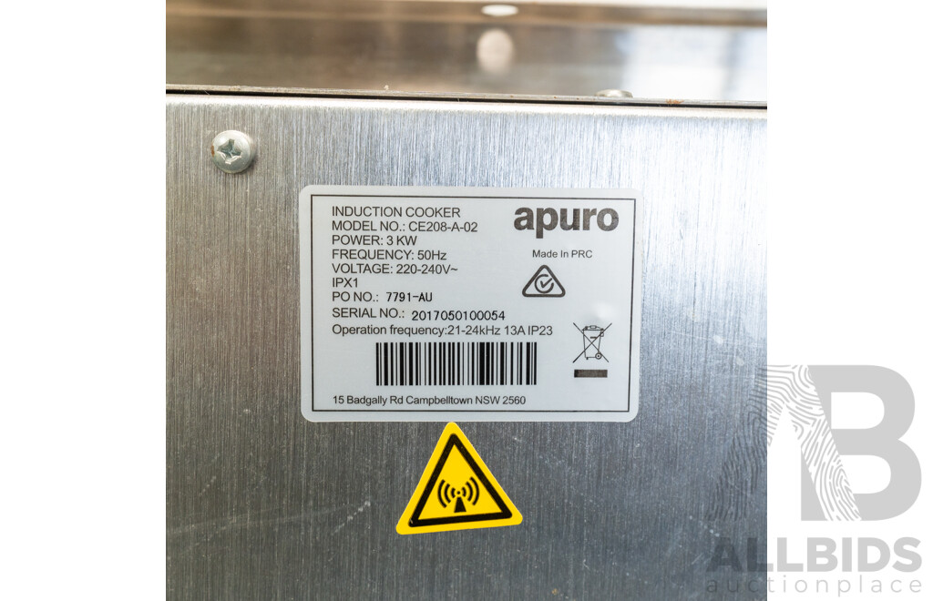 Apuro Electric Induction Cooker - CE208-A
