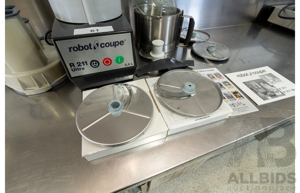 Robot Coupe Electric Food Processor, Cutter and Vegetable Slicer - R211 Ultra