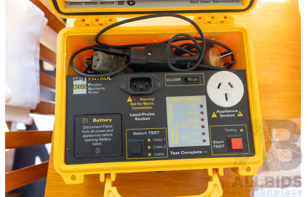 Aegis CZ5000 Portable Appliance Tester