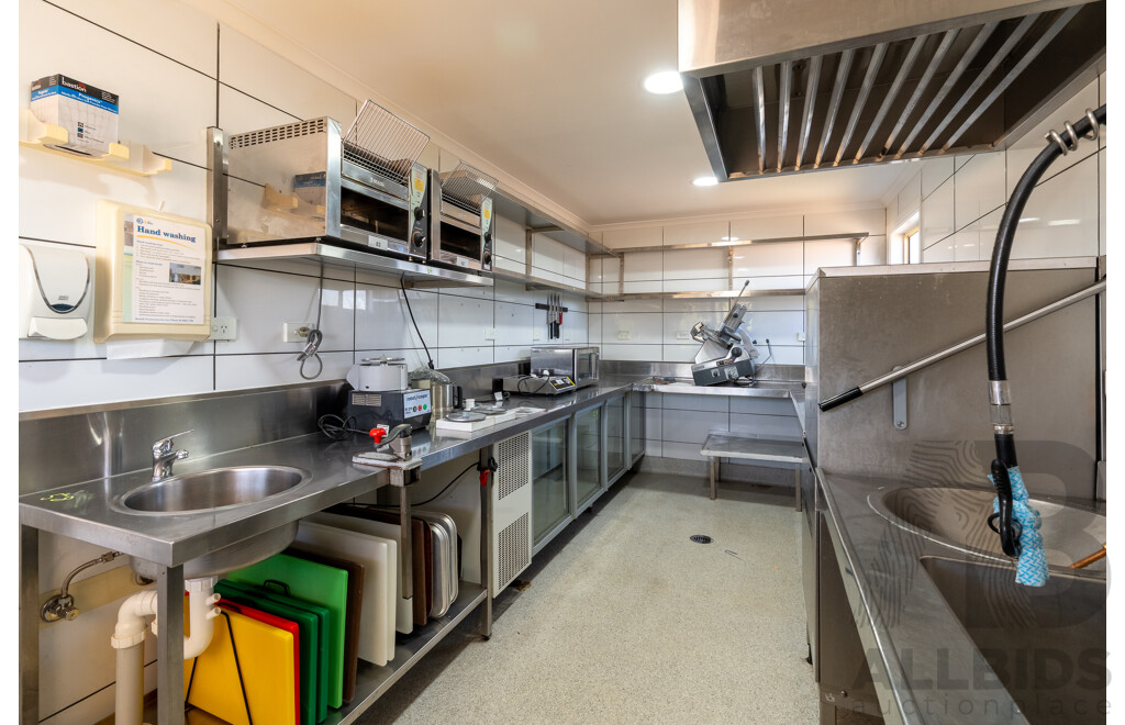 Alvannex Pty Ltd Demountable/Movable Building with Verandah, Steps and Accessibility Ramp - Dining Hall