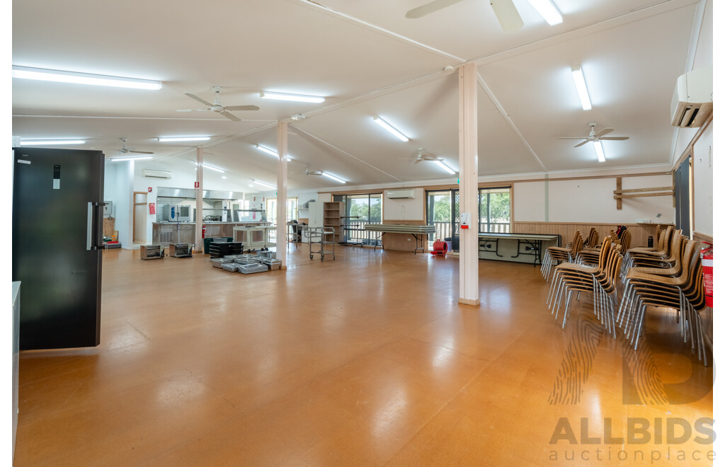 Alvannex Pty Ltd Demountable/Movable Building with Verandah, Steps and Accessibility Ramp - Dining Hall