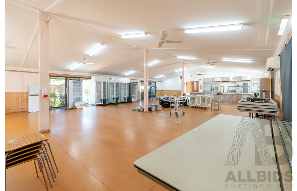 Alvannex Pty Ltd Demountable/Movable Building with Verandah, Steps and Accessibility Ramp - Dining Hall