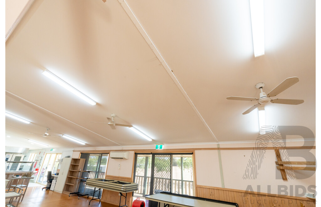 Alvannex Pty Ltd Demountable/Movable Building with Verandah, Steps and Accessibility Ramp - Dining Hall