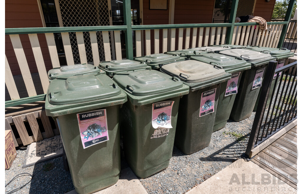 Nylex 240 Litre Wheelie Bins - Lot of 12