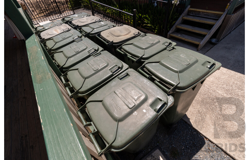 Nylex 240 Litre Wheelie Bins - Lot of 12