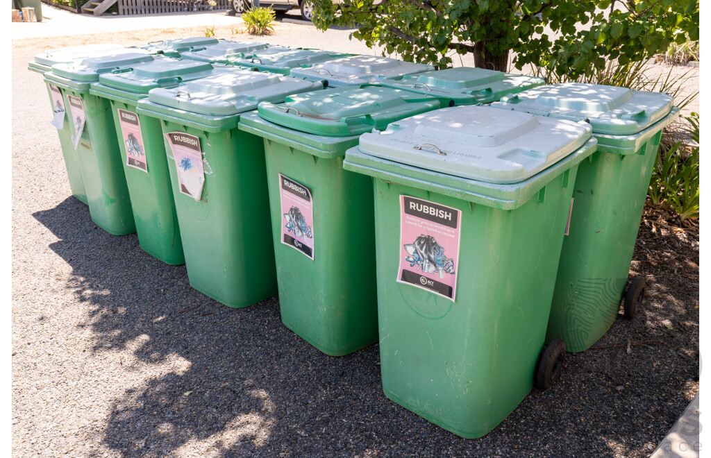 250 Litre Wheelie Bins - Lot of 10