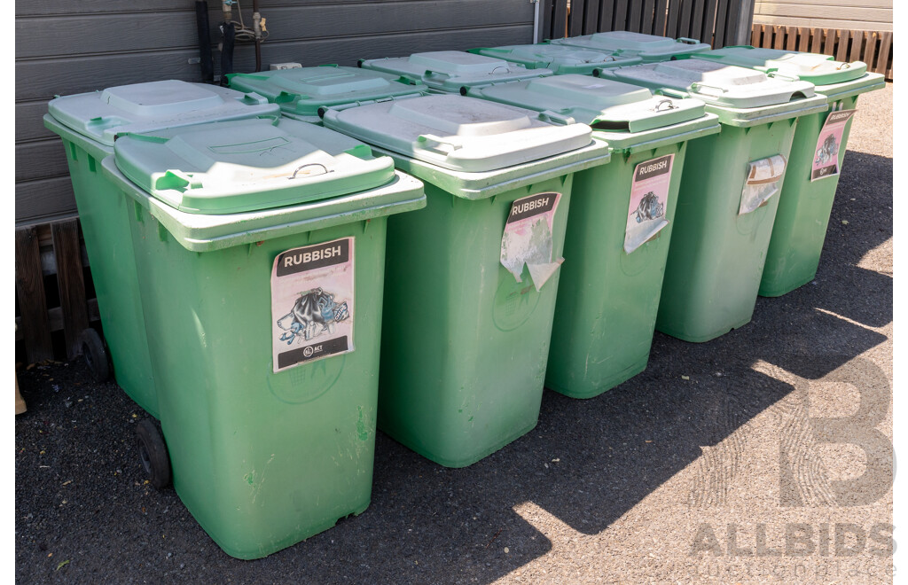 250 Litre Wheelie Bins - Lot of 10