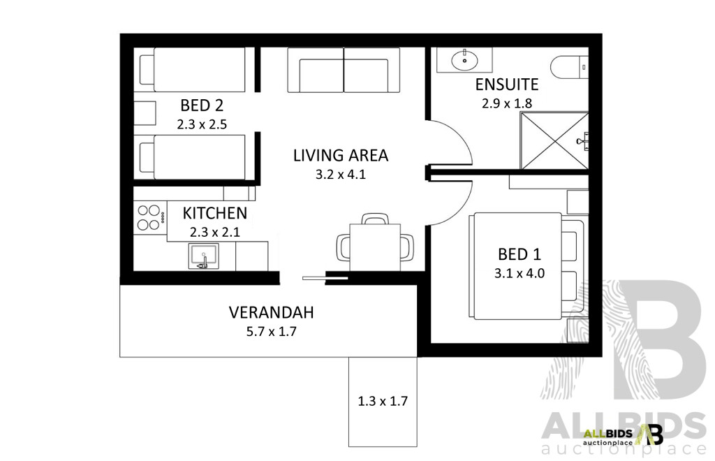 Alvannex Pty Ltd Demountable/Movable Dwelling - Disability Accessible Cabin 608