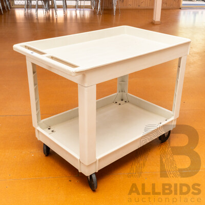 Rubbermaid Two Tier Gastronomy Trolley