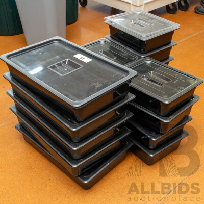 Selection of Cold Food Service Trays - Lot of 12