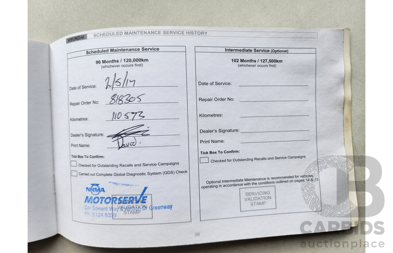 3/2011 Hyundai i30 SX FD MY11 5d Hatchback Blue 2.0L