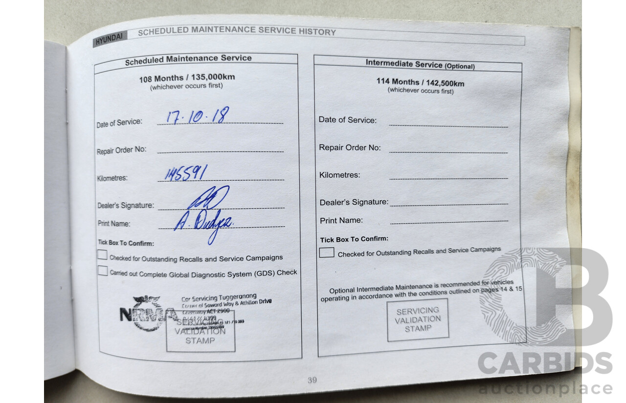 3/2011 Hyundai i30 SX FD MY11 5d Hatchback Blue 2.0L