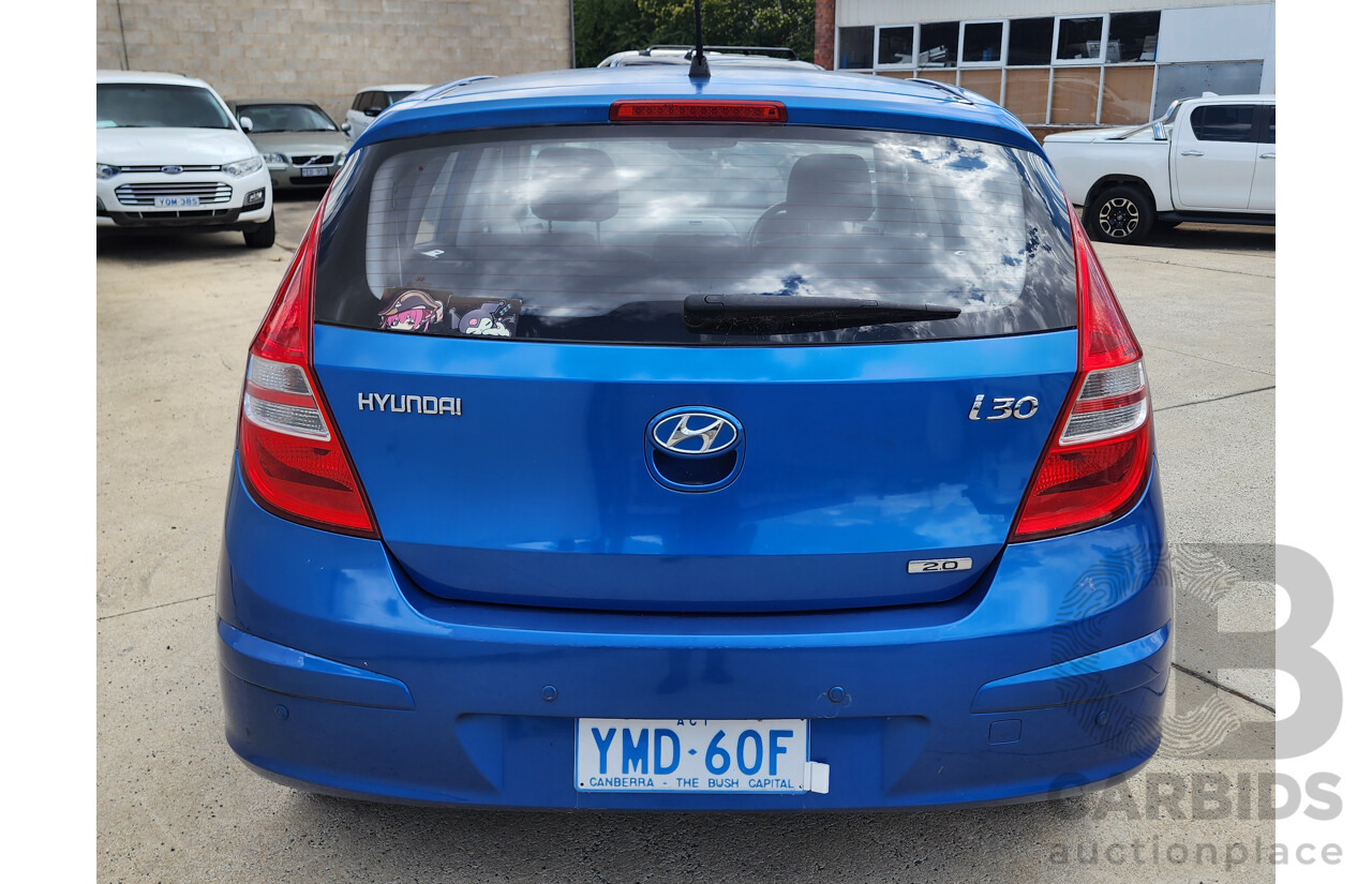 3/2011 Hyundai i30 SX FD MY11 5d Hatchback Blue 2.0L