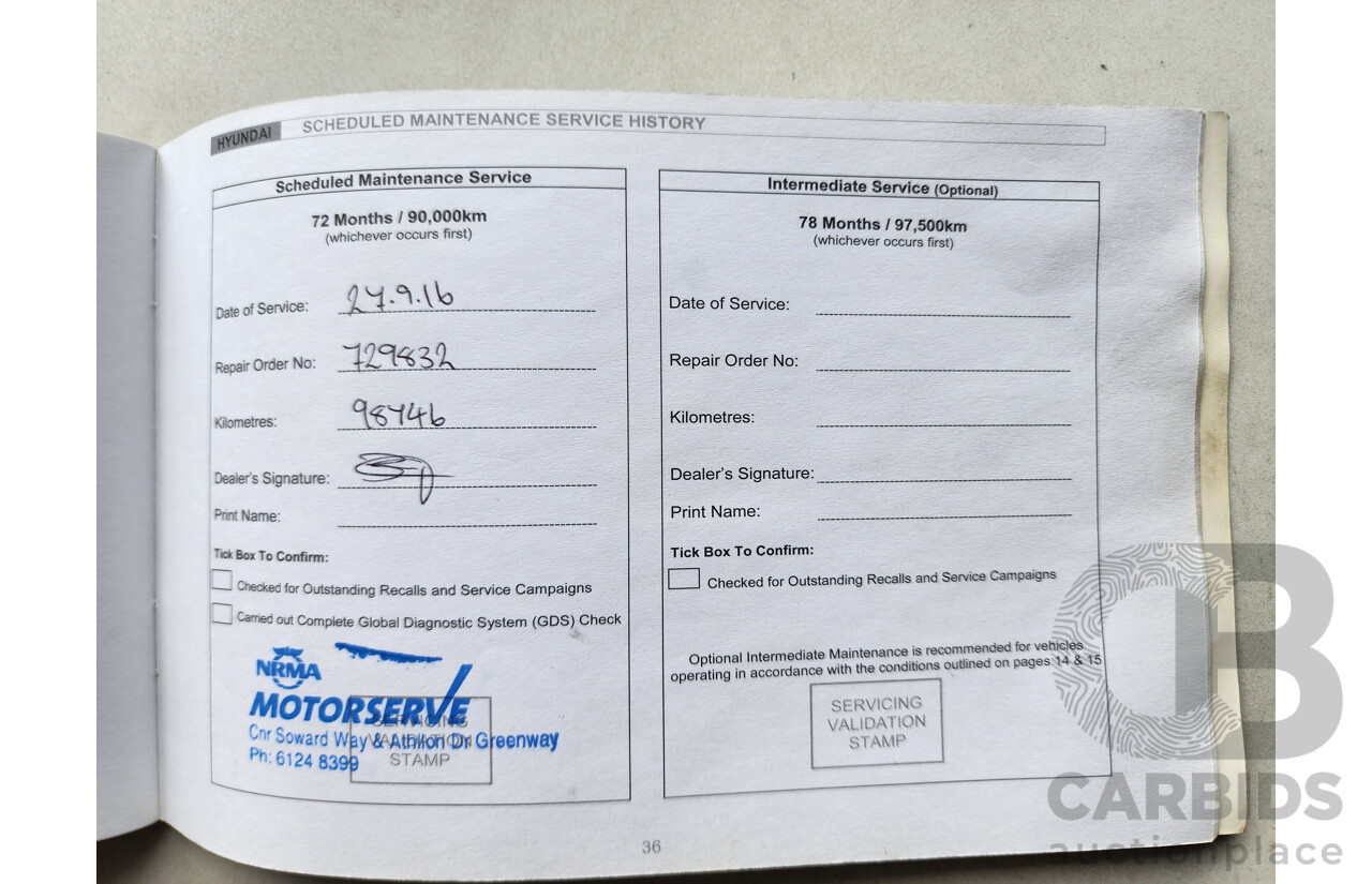 3/2011 Hyundai i30 SX FD MY11 5d Hatchback Blue 2.0L