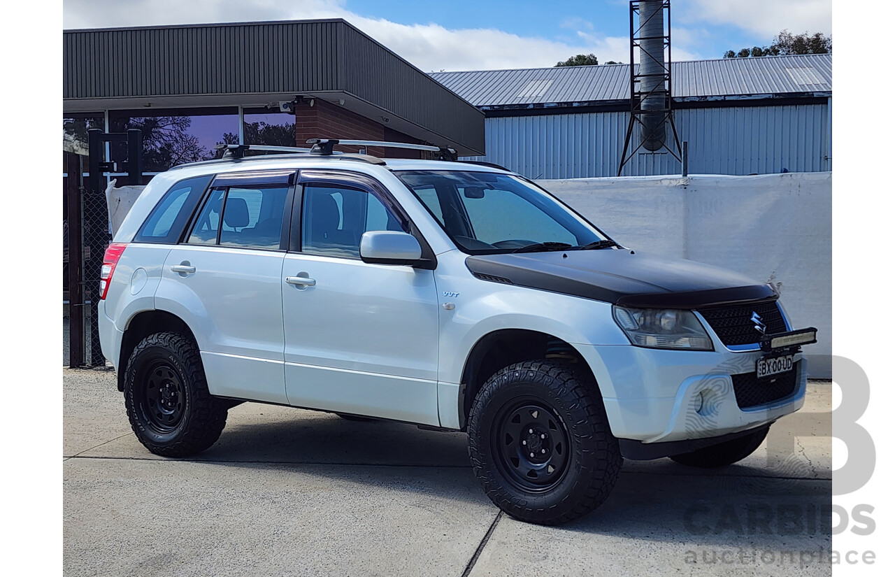 6/2009 Suzuki Grand Vitara (4x4) JT MY08 UPGRADE 4d Wagon White 2.4L