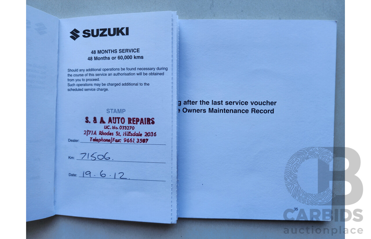 6/2009 Suzuki Grand Vitara (4x4) JT MY08 UPGRADE 4d Wagon White 2.4L