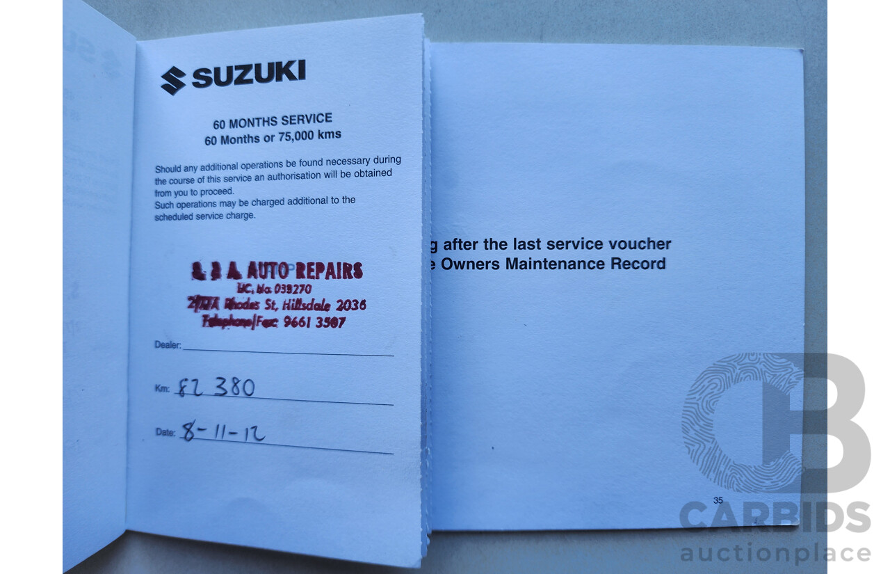 6/2009 Suzuki Grand Vitara (4x4) JT MY08 UPGRADE 4d Wagon White 2.4L