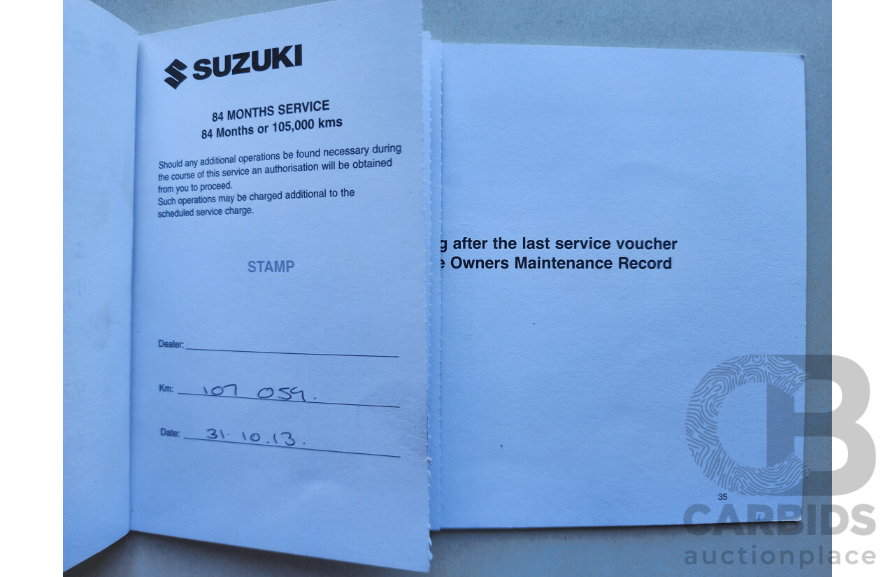 6/2009 Suzuki Grand Vitara (4x4) JT MY08 UPGRADE 4d Wagon White 2.4L