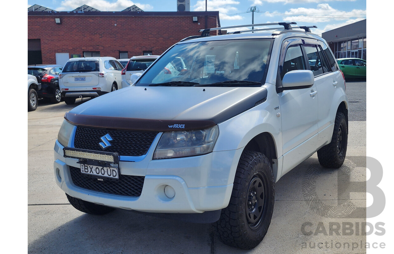 6/2009 Suzuki Grand Vitara (4x4) JT MY08 UPGRADE 4d Wagon White 2.4L