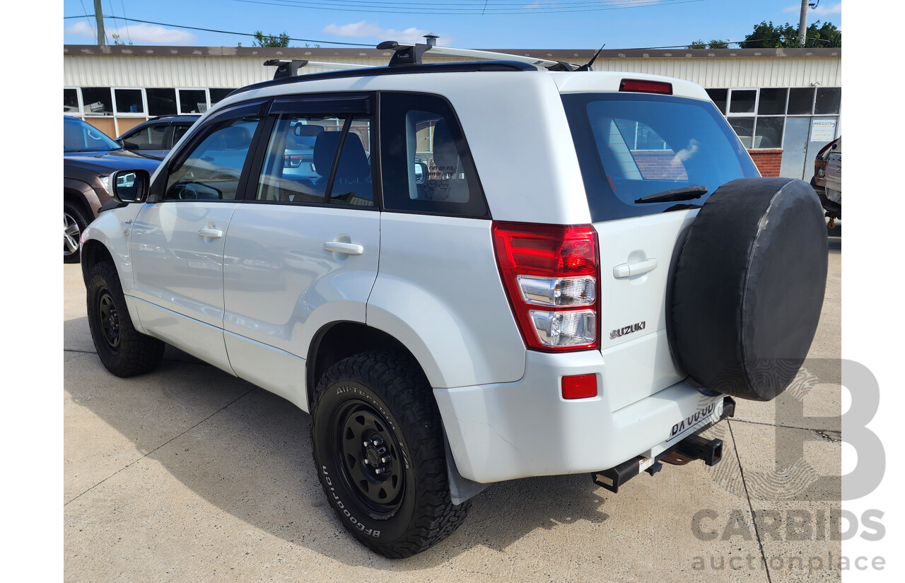 6/2009 Suzuki Grand Vitara (4x4) JT MY08 UPGRADE 4d Wagon White 2.4L