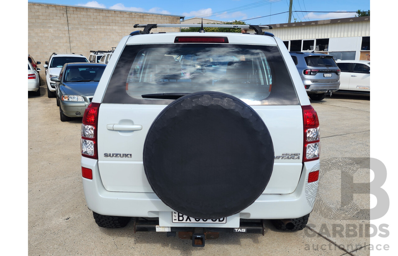 6/2009 Suzuki Grand Vitara (4x4) JT MY08 UPGRADE 4d Wagon White 2.4L
