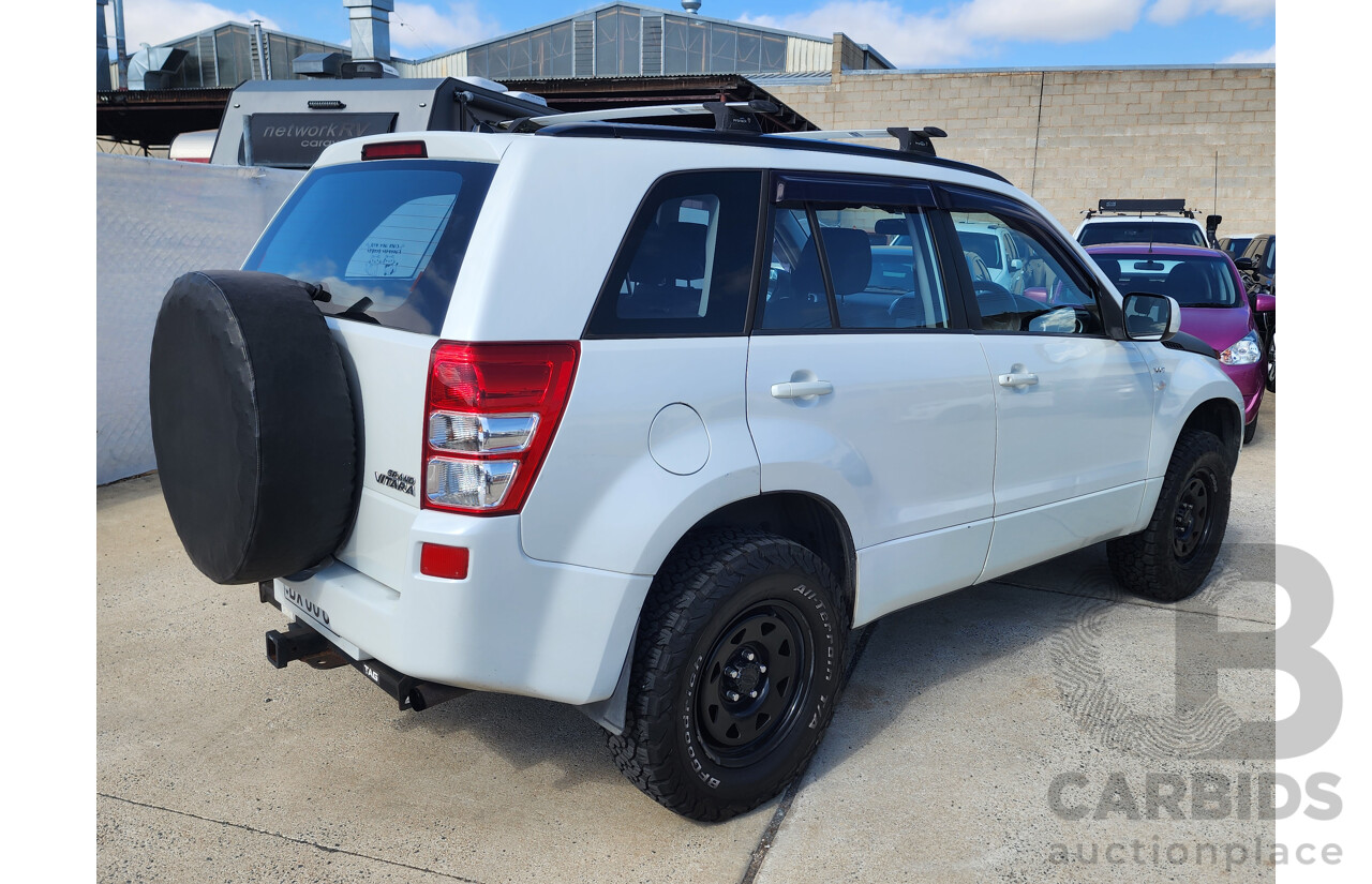 6/2009 Suzuki Grand Vitara (4x4) JT MY08 UPGRADE 4d Wagon White 2.4L