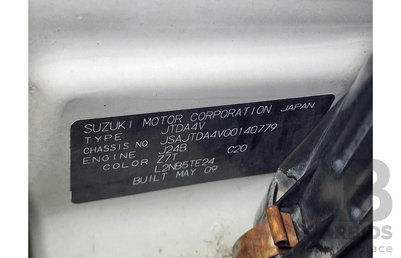 6/2009 Suzuki Grand Vitara (4x4) JT MY08 UPGRADE 4d Wagon White 2.4L