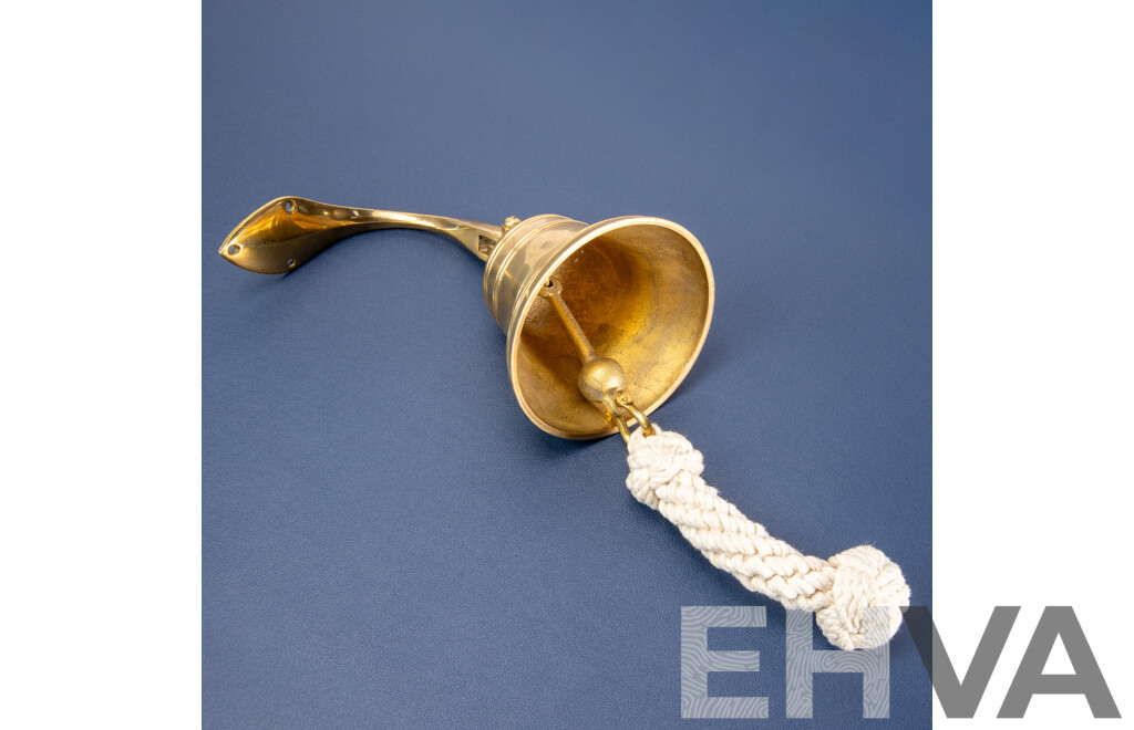 Reproduction Brass Wall Mount Ships Bell