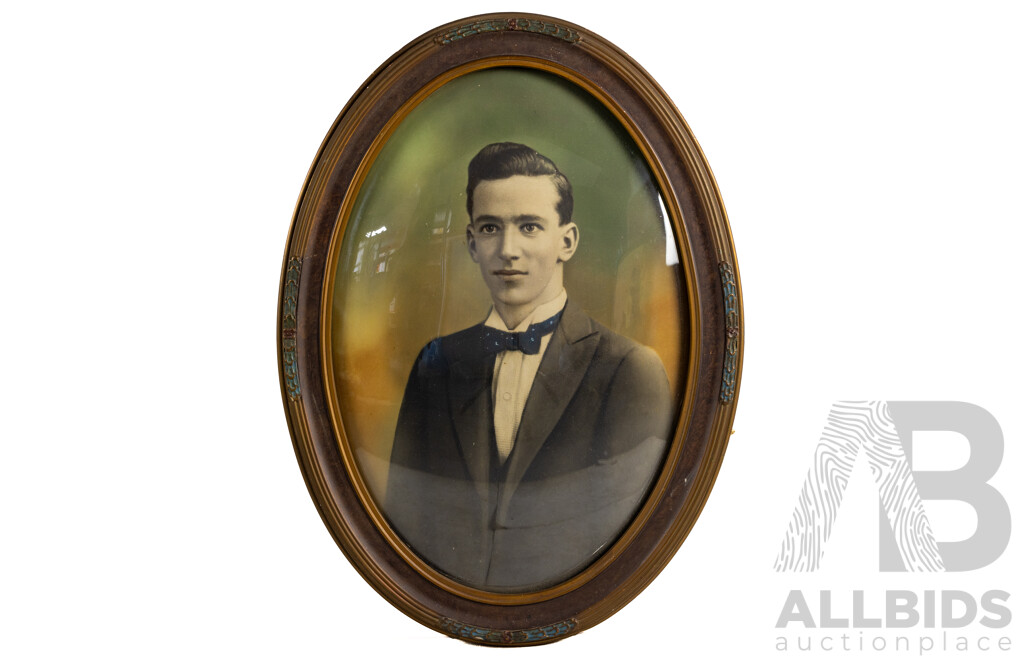 Artists Unknown (Early 20th Century), Portrait of a Man & Young Boy at Play, Wonderful Pair of Framed Antique Photographs, 58 x 42 cm (larger frame) (2)