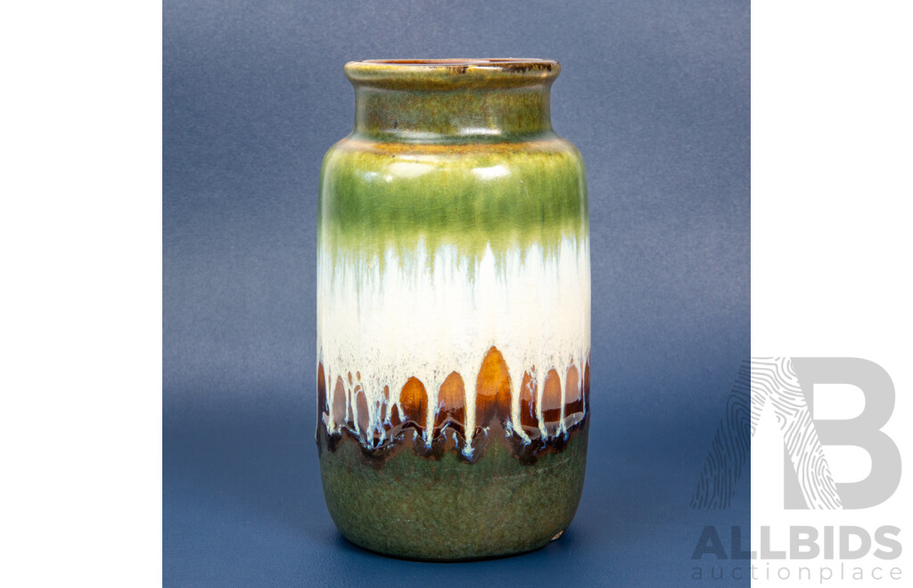 Small West German Scheurich Fat Lava Glaze Vase