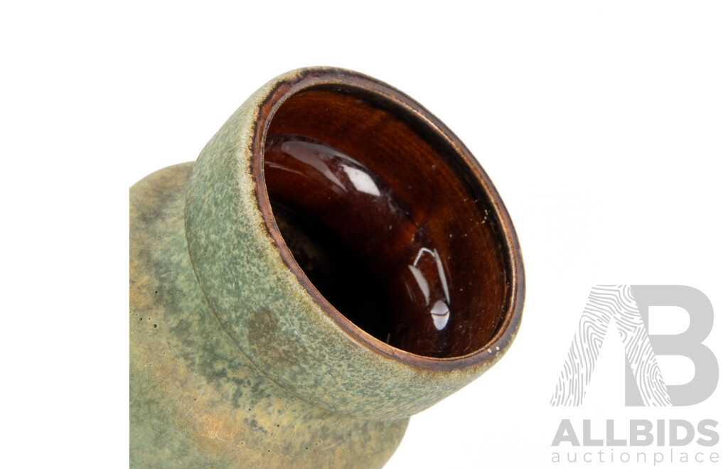 Pair of Fat Lava Glaze Vases by Scheurich