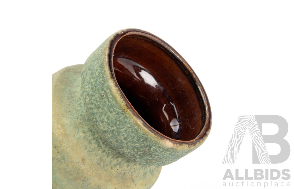 Pair of Fat Lava Glaze Vases by Scheurich