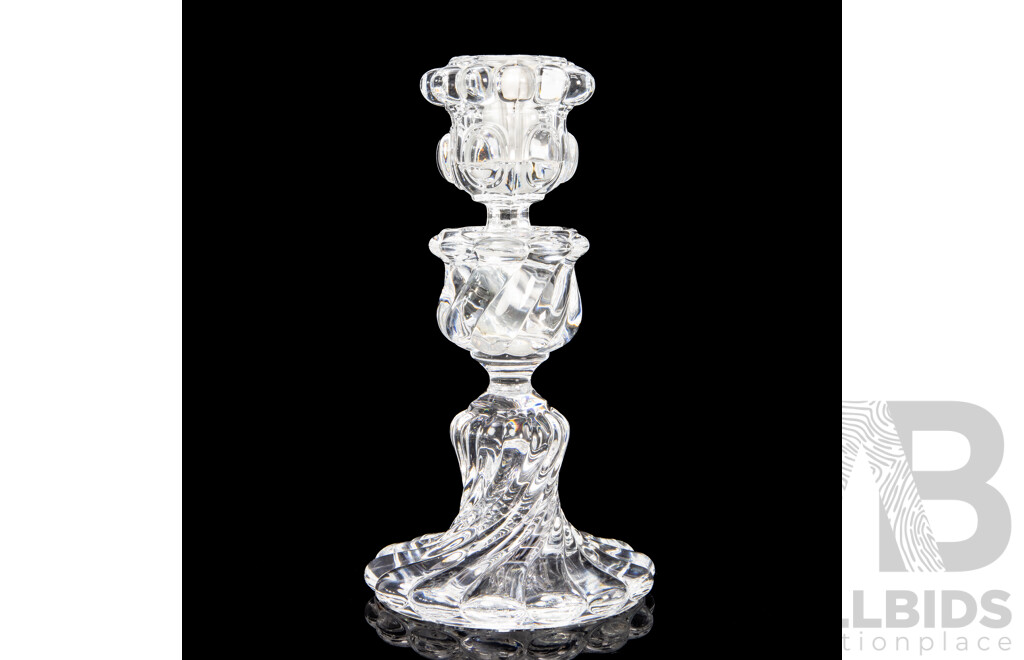 Vintage French Crystal Candle Stick by Baccarat