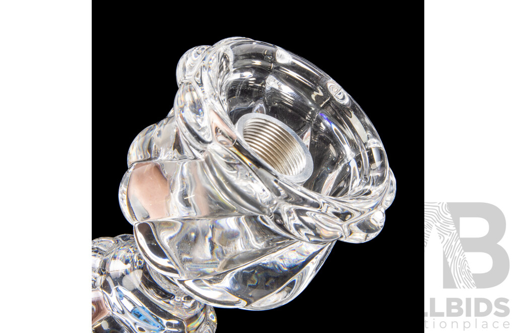 Vintage French Crystal Candle Stick by Baccarat