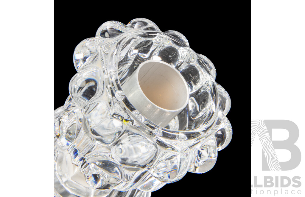 Vintage French Crystal Candle Stick by Baccarat