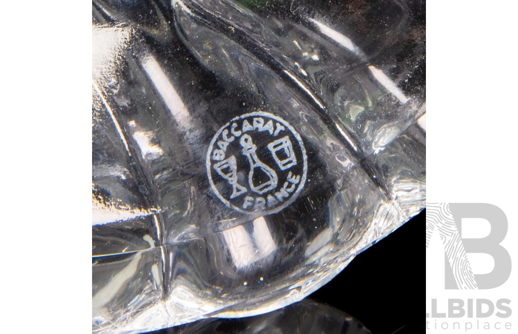 Vintage French Crystal Candle Stick by Baccarat