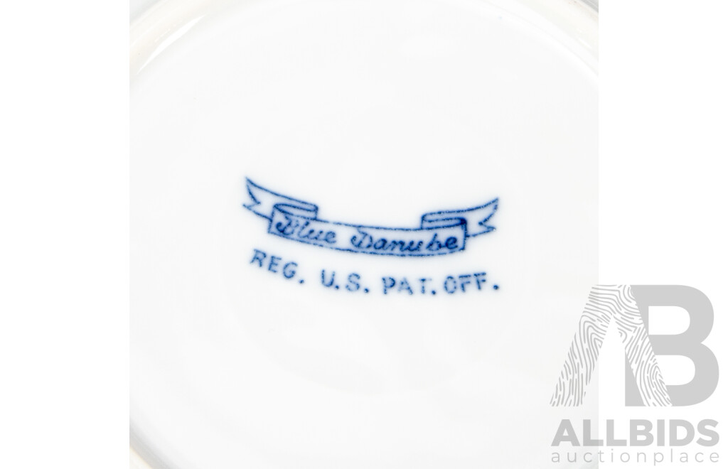 Collection of Blue Danube Ceramics in the Blur Onion Pattern