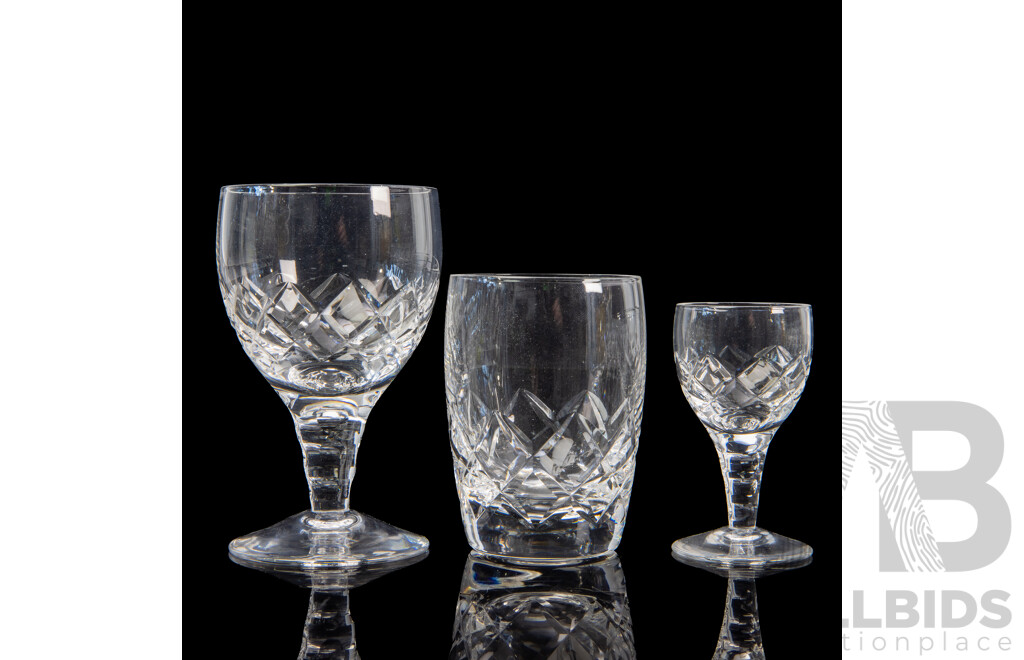 Collection of Stewart Crystal Glassware