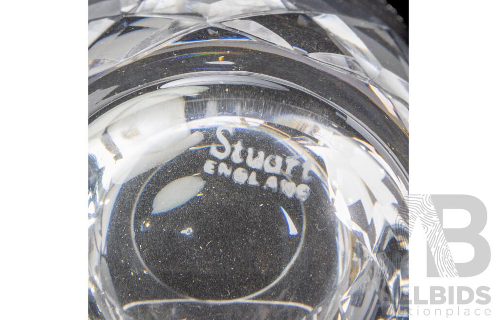 Collection of Stewart Crystal Glassware