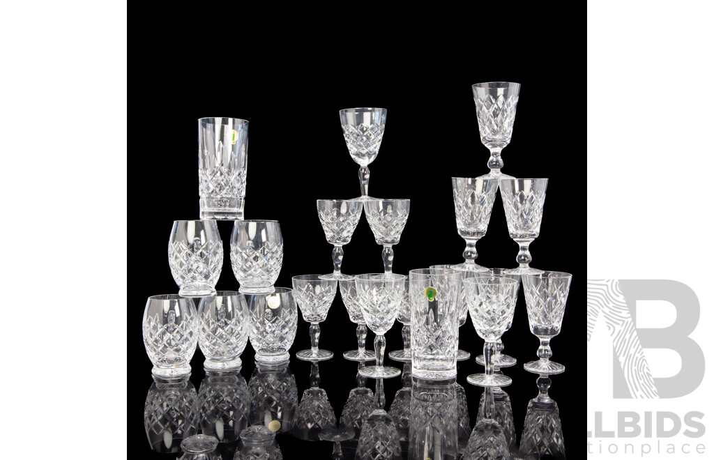 Collection of Various Crystal Glassware