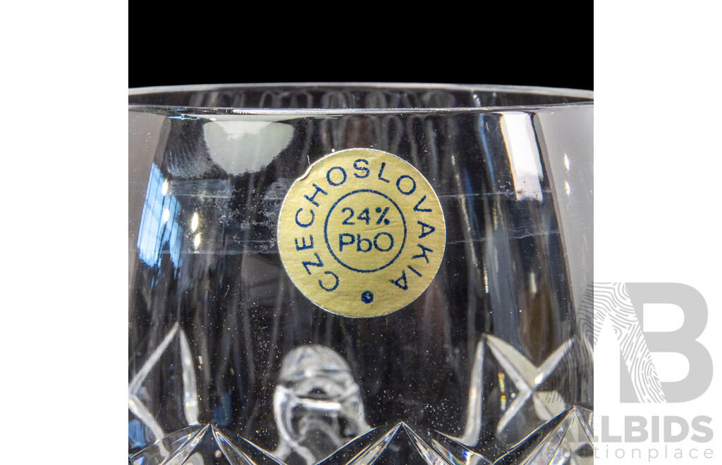 Collection of Various Crystal Glassware