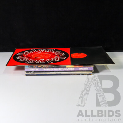 Collection of Ten Popular Music LPs Inc E.L.O and More