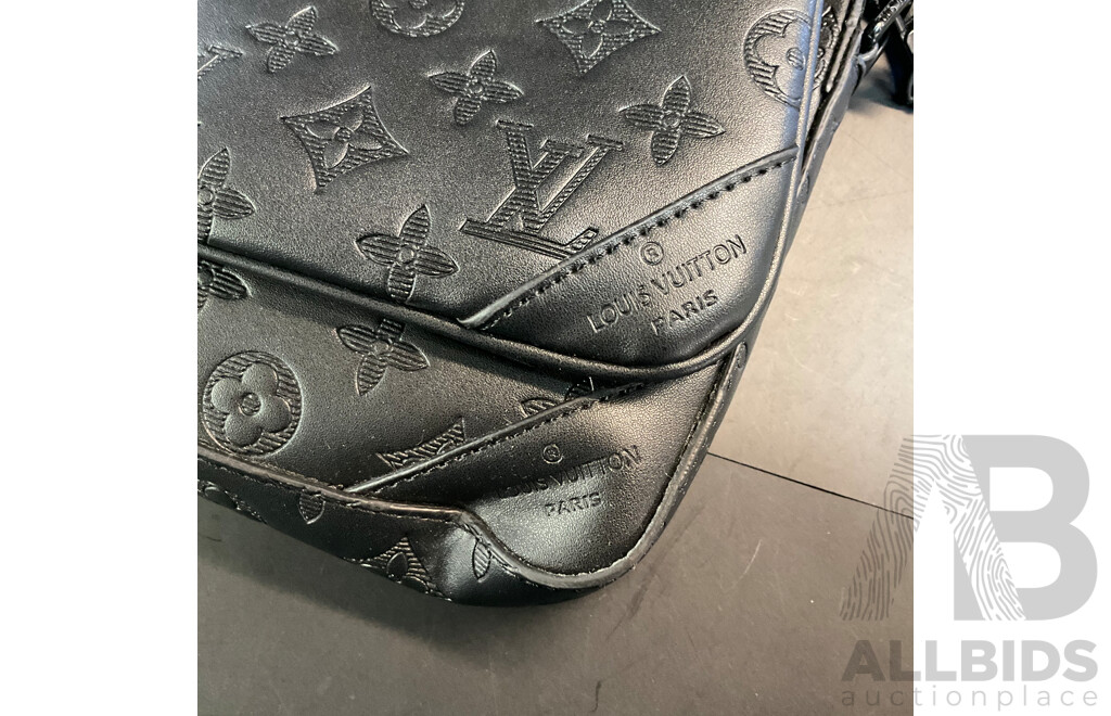 Monogram Shadown Leather Messenger Bag  Branded Louis Vuitton