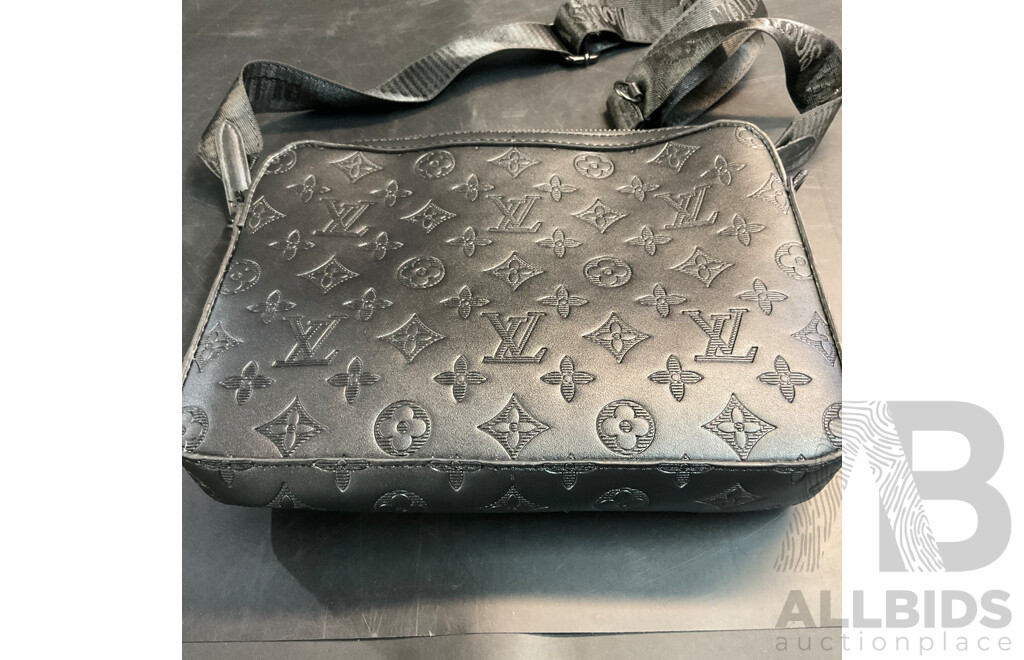 Monogram Shadown Leather Messenger Bag  Branded Louis Vuitton