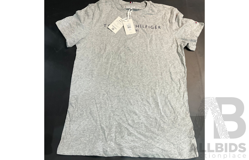 NIKE Womens Blue Dri-FIT Top Size S & Tommy Hilfiger Boy's Tee Size 14 & 2 Sets of 3-Pack Men's Size 6-10 Socks