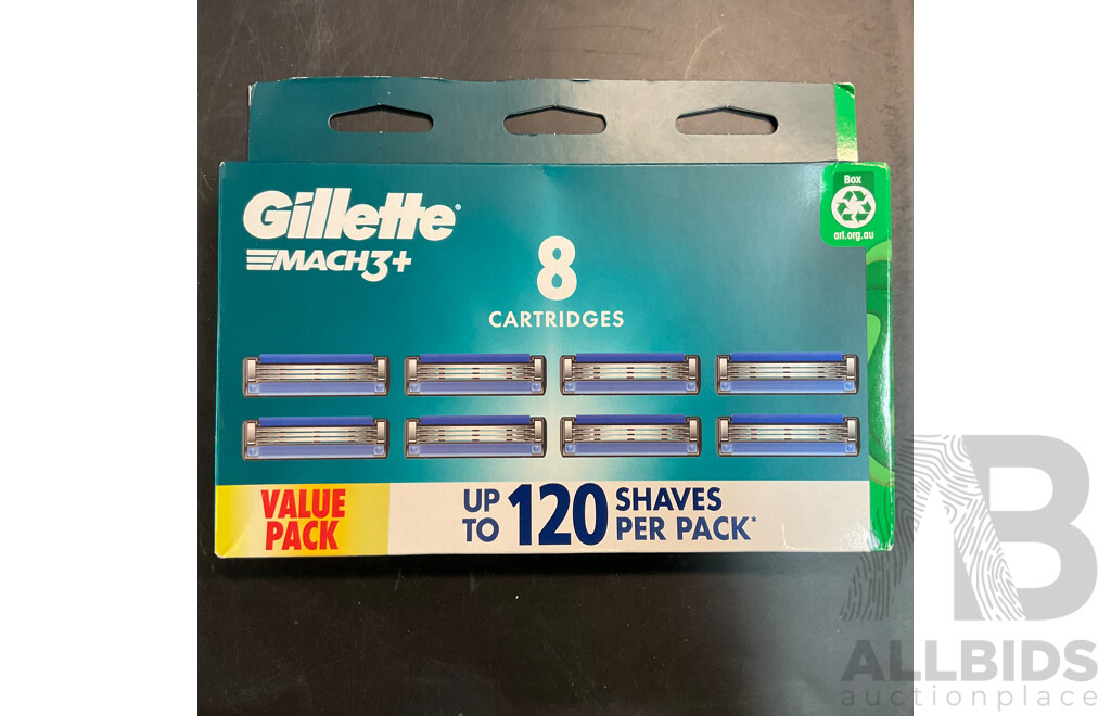 Gillette Mach3 Plus & Pro Glide 5 Value Pack - Lot of 5