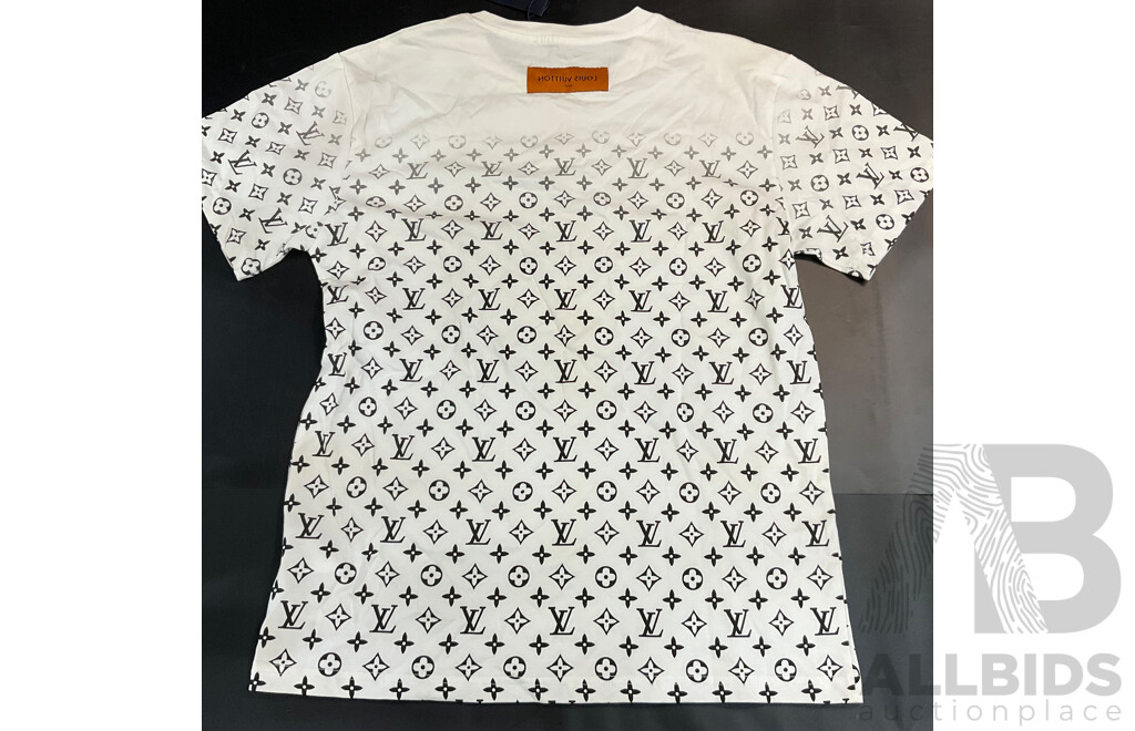 Monogram Patten White T-shirt Branded Louis Vuitton
