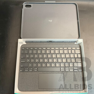 Logitech Combo Touch Detachable Keyboard Case with Trackpad and Smart Connector Technology for IPad 10