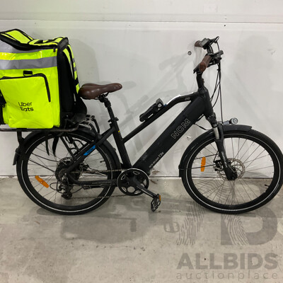 NCM Milano T3s E-Bike with Ubereats Delivery Bag